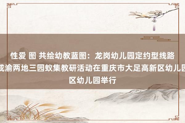 性爱 图 共绘幼教蓝图：龙岗幼儿园定约型线路集团成渝两地三园蚁集教研活动在重庆市大足高新区幼儿园举行