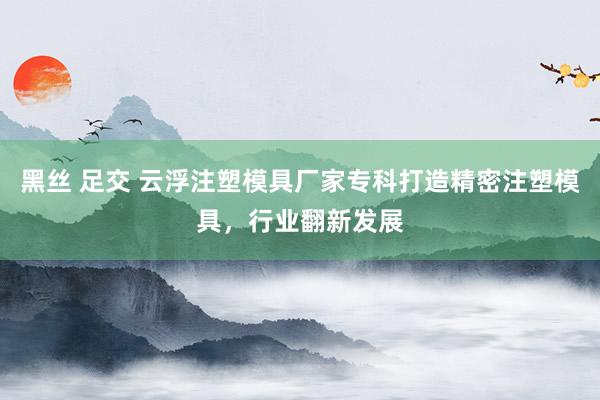 黑丝 足交 云浮注塑模具厂家专科打造精密注塑模具，行业翻新发展