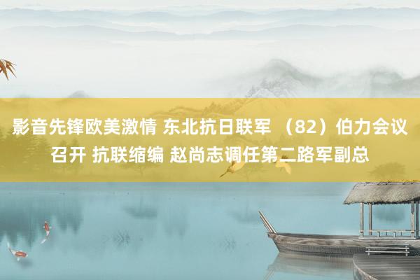 影音先锋欧美激情 东北抗日联军 （82）伯力会议召开 抗联缩编 赵尚志调任第二路军副总
