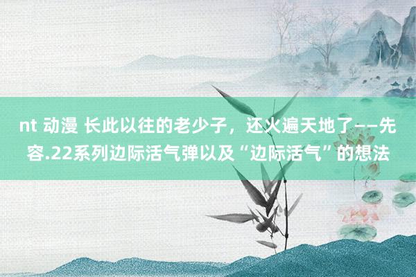 nt 动漫 长此以往的老少子，还火遍天地了——先容.22系列边际活气弹以及“边际活气”的想法